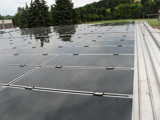 Panele der Solaranlage
